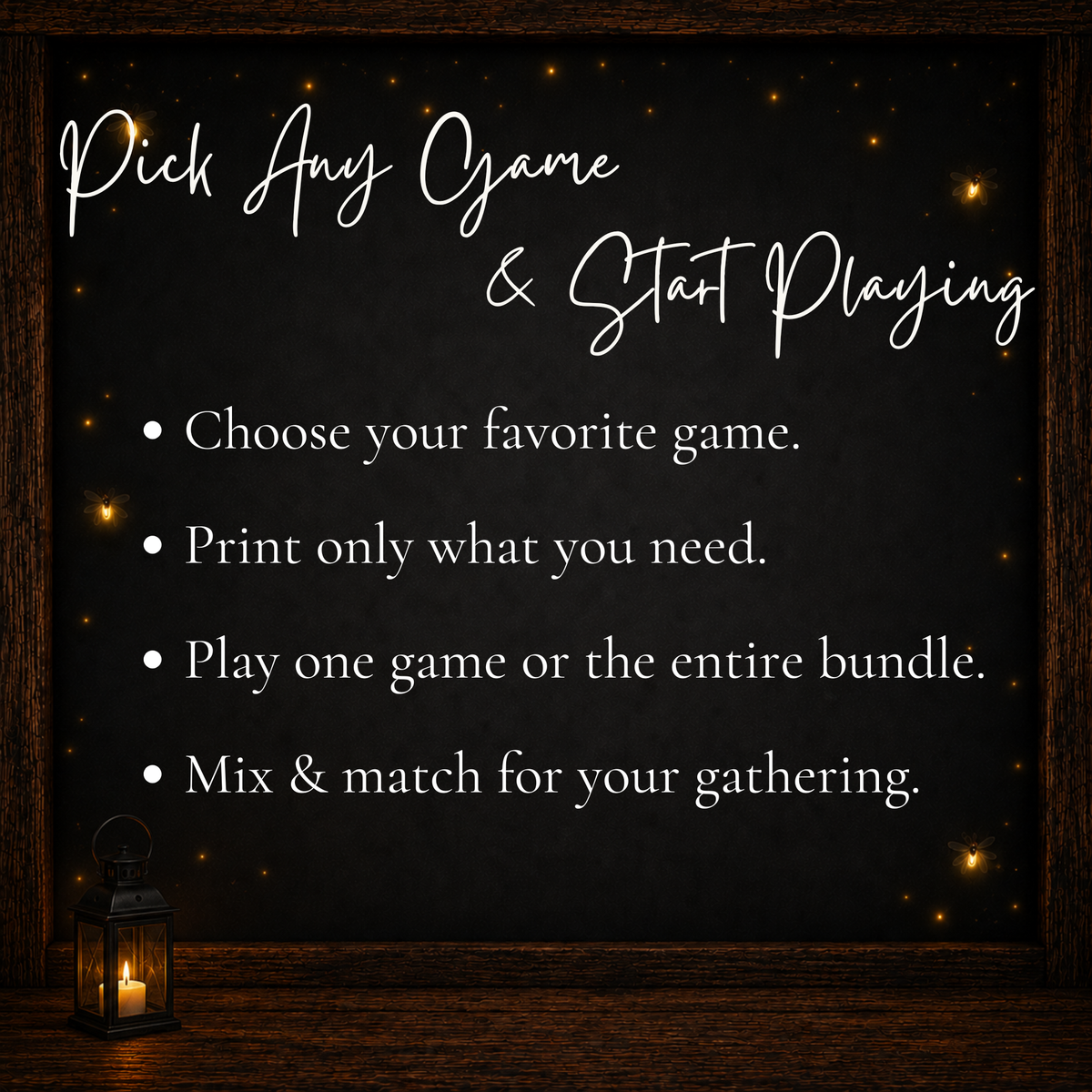 Printable Bible games bundle lets you choose a game, print what you need and mix and match activities