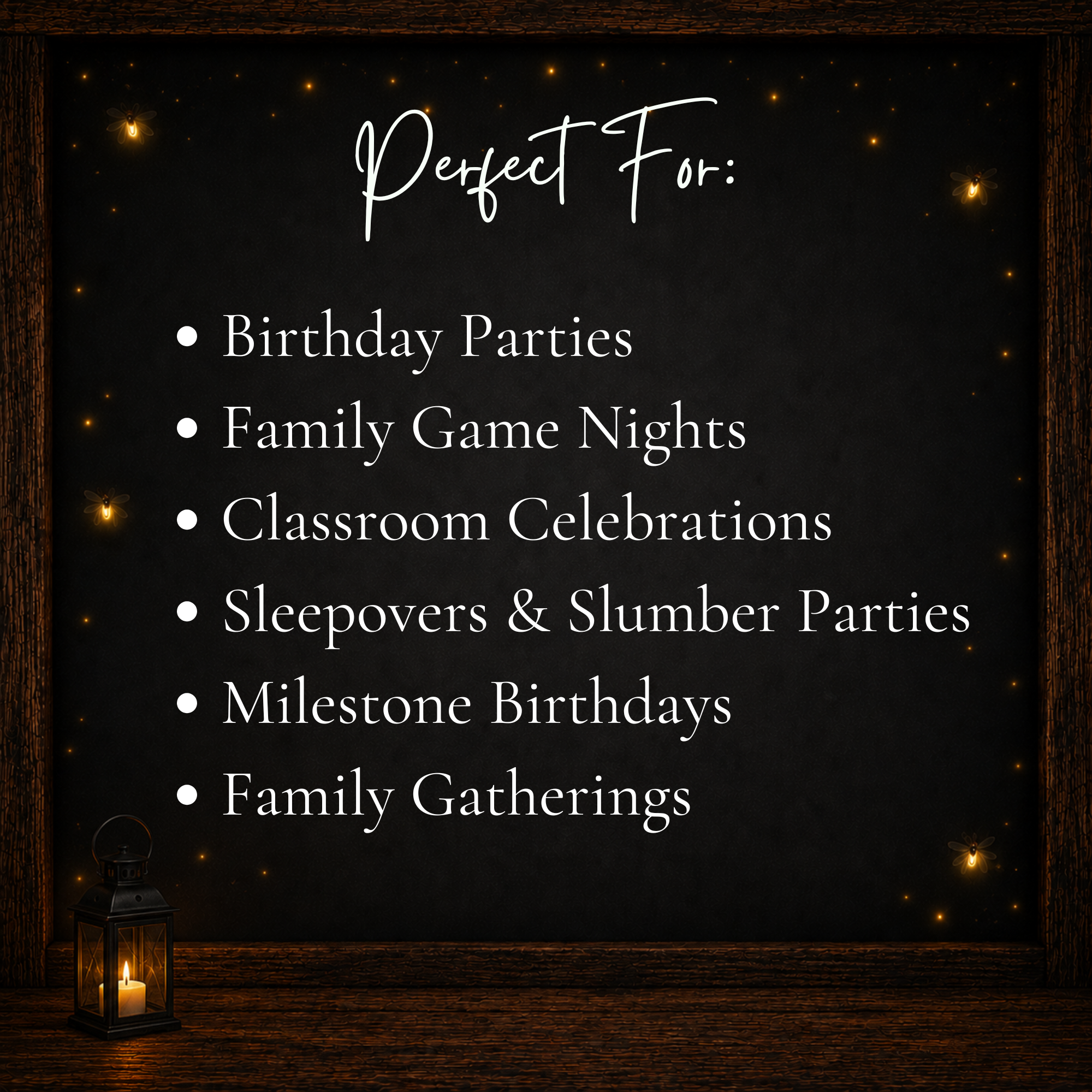 Printable Birthday Think Quick game for birthday parties family game nights classrooms sleepovers and milestone birthdays