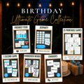 Birthday Ultimate Game Collection with Friendly Feud, Jeoparty, 5 Second Game, Forbidden Words, Charades and 25 printable birthday games