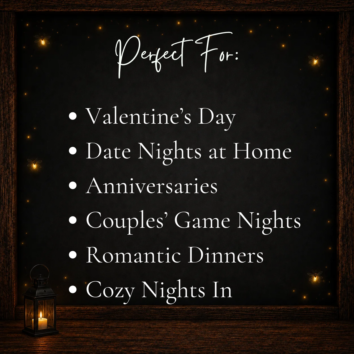 Conversation Cards for Couples perfect for Valentine’s Day, date nights, anniversaries and cozy nights in