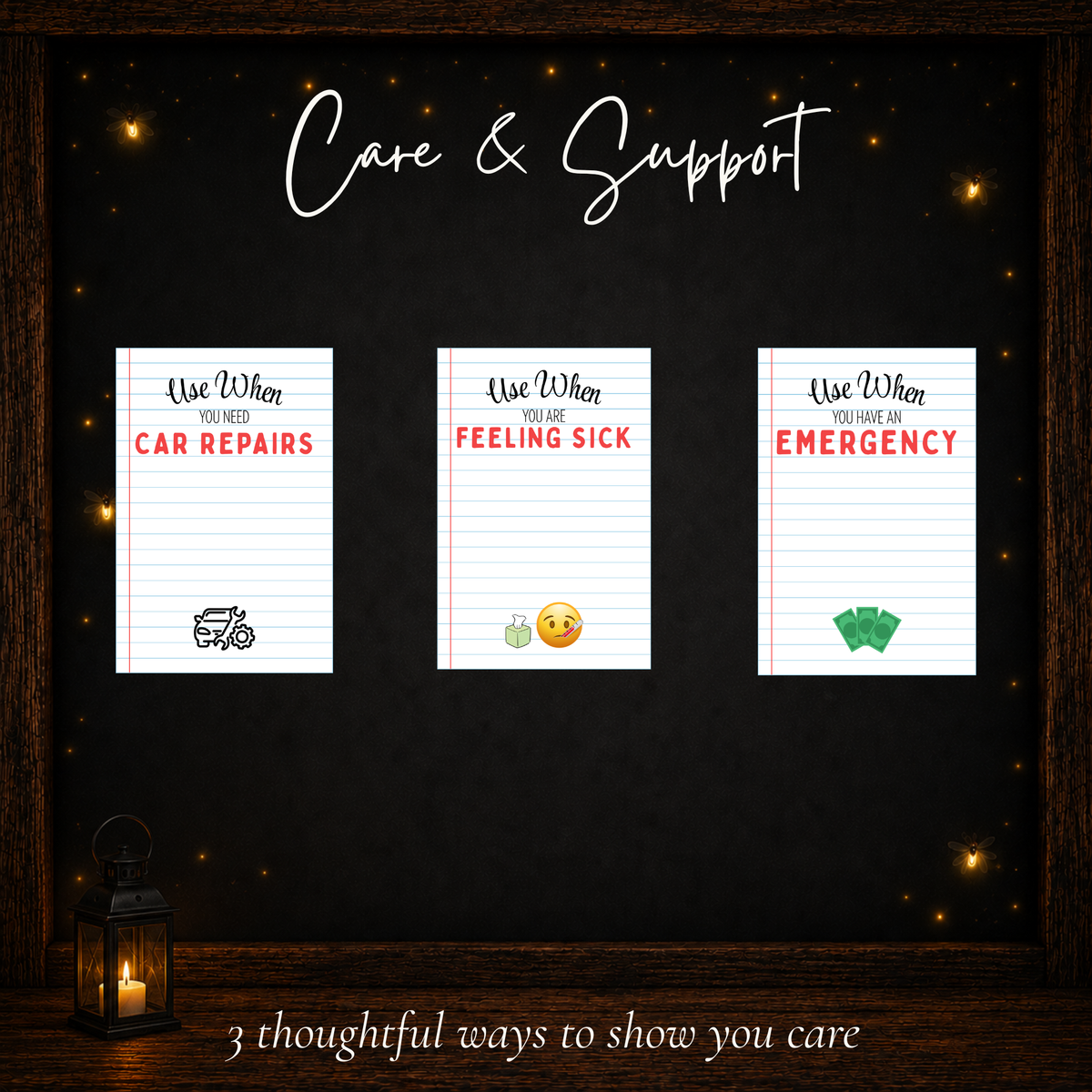 Care and support graduation gift card book ideas