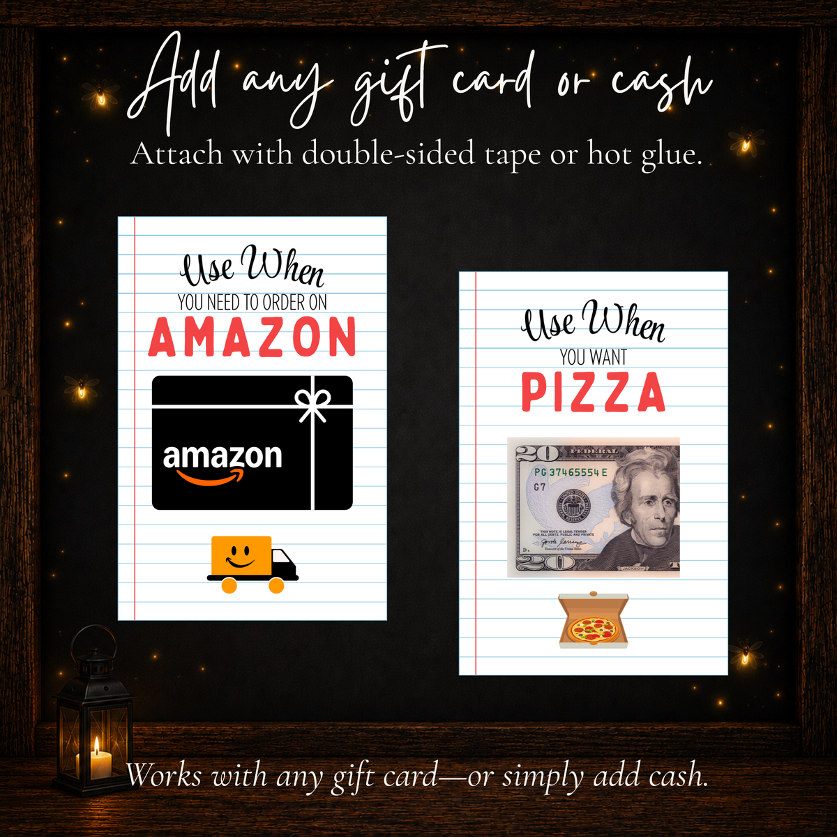 Printable Use When graduation gift card pages for gift cards or cash