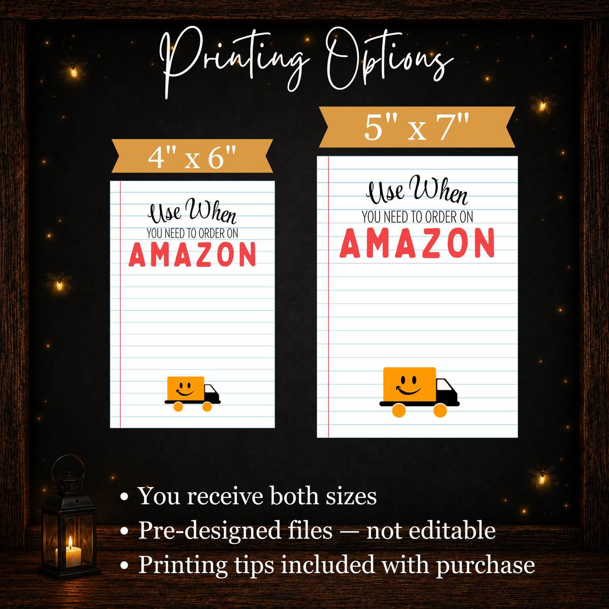 Graduation gift card book printable in 4x6 and 5x7 sizes