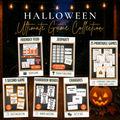 Halloween Ultimate Game Collection printable party games bundle with Friendly Feud, Jeoparty, 5 Second Game, Forbidden Words, Charades and 25 printable games