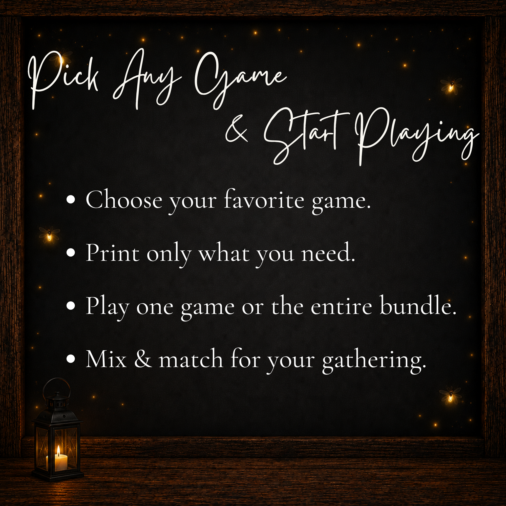 New Year’s printable game bundle lets you choose favorite games print what you need and mix and match activities
