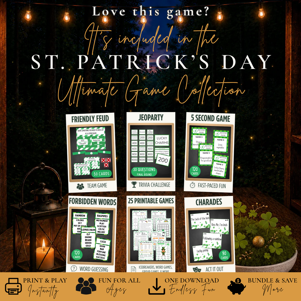 St. Patrick's Day forbidden words is included in the Ultimate Game Collection