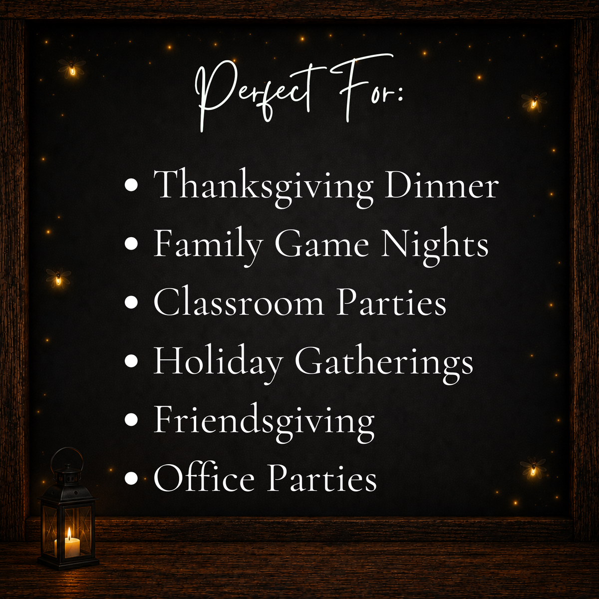 Thanksgiving Mingle Bingo game for dinner, family game nights, classrooms, Friendsgiving and office parties