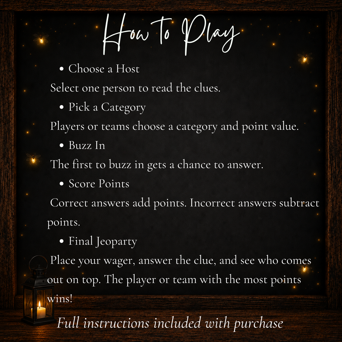 How to play Valentine Jeoparty printable trivia game for individuals and teams at Valentine’s Day parties and gatherings