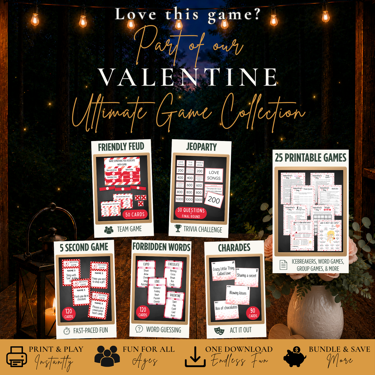 Valentine Charades is included in the Valentine Ultimate Game Collection
