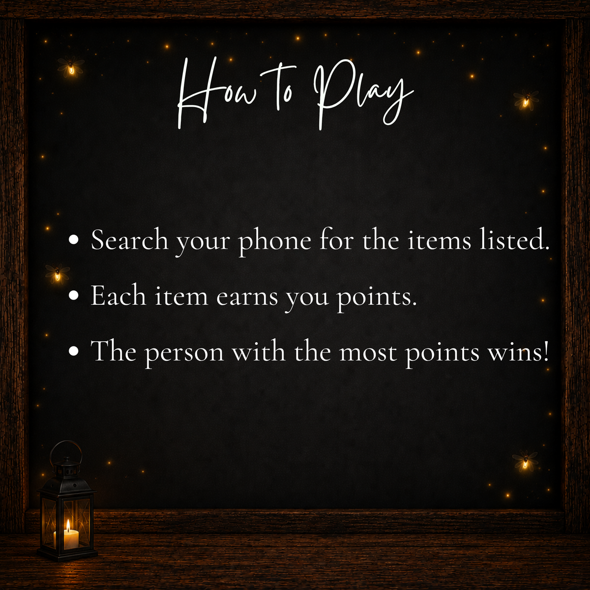 How to play Valentine’s Day What’s On Your Phone printable game